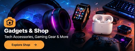Gadgets and shop collection